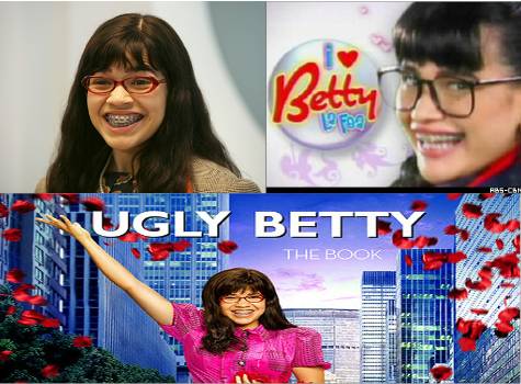 ugly betty after. ugly betty. and ugly look of